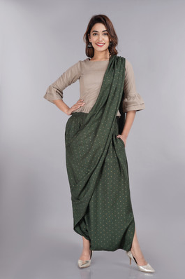 ready made dhoti saree