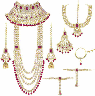 Bridal Kundan Jewellery Set Designs 