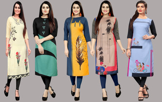 flipkart layered kurtis