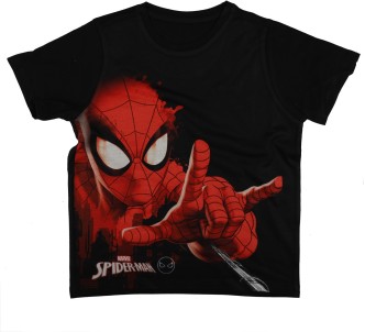 Vintage 1970s Kids Allison Spiderman Tshirt All Over Print Comic Book Graphic Single Stitch Marvel Youth Size Medium Made in USA Kleding Jongenskleding Tops & T-shirts T-shirts T-shirts met print 
