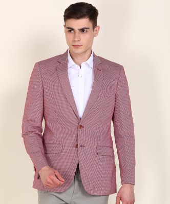 red blazer matching shirt