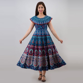 gown in cotton