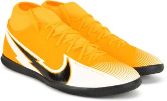 nike football shoes yellow and black