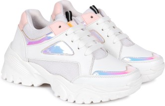 white sports shoes for girls