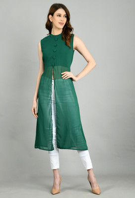 chiffon kurti designs