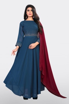 fancy gown on flipkart