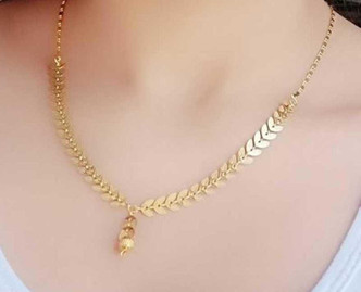 Simple Gold Necklace - Simple Necklace 