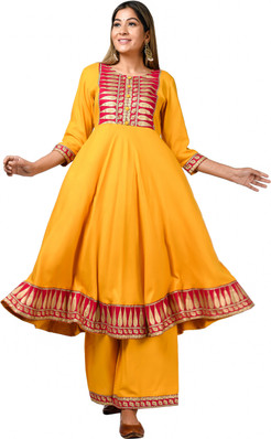 long kurtis with palazzo pants online