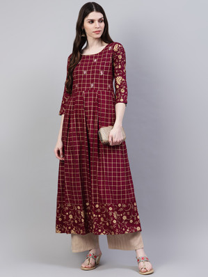 https flipkart stylum wedding block print women kurti