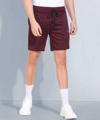 maroon shorts