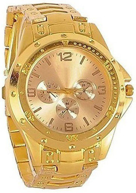 gold hand watch