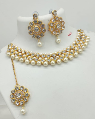 Gold Pearl Necklace - Buy Gold Pearl 