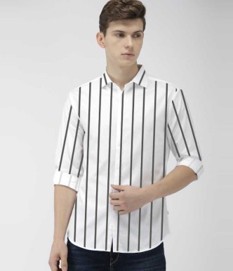 line shirt black and white