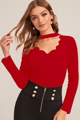 Red colour tops for ladies Clearance