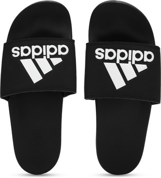 adidas all black slippers