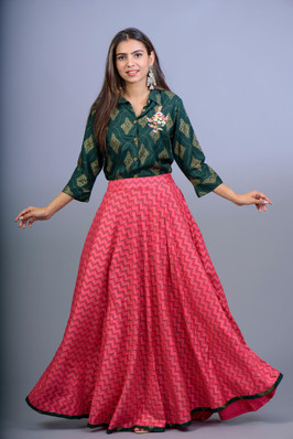 design of skirt and top