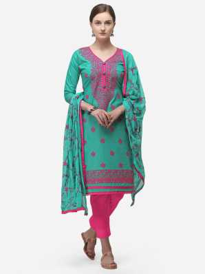 Cotton Dress Materials Buy Cotton Churidar Materials Online At Best Prices In India Flipkart Com