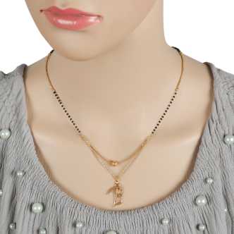 1 Gram Gold Plated Mangalsutra Buy 1 Gram Gold Plated Mangalsutra Online At Best Prices In India Flipkart Com