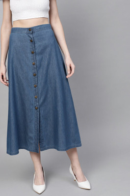 flipkart midi skirt