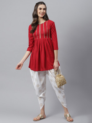 dhoti style dress for girl