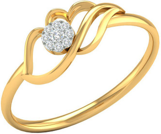 Gold ring design cheap for female below 5000