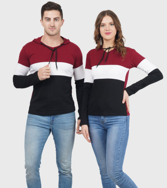 Couple T Shirts Full Sleeves - Buy 