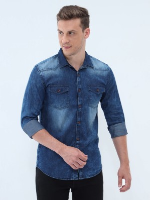 denim shirt men price