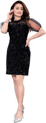 Sequin Dress Buy Sequin Glitter Dresses Online At Best Prices In India Flipkart Com