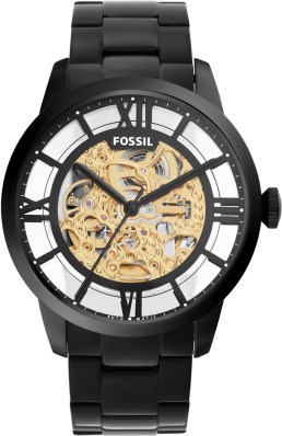 fossil black colour watch