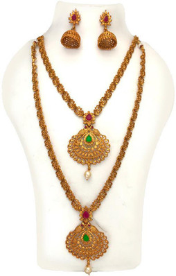 green jewellery set flipkart