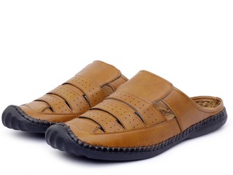 mens leather slippers online