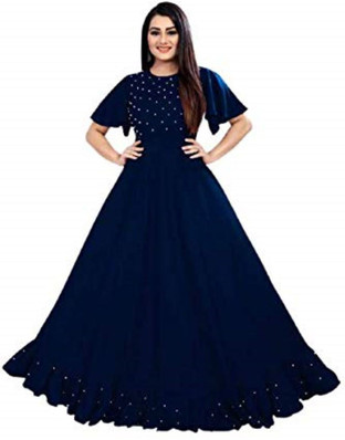 flipkart long dress