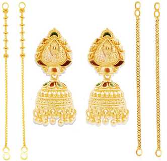 Chain Earrings Buy Chain Earrings Online At Best Prices In India Flipkart Com