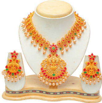 green jewellery set flipkart