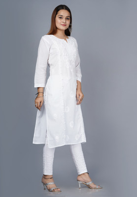 white kurtis design
