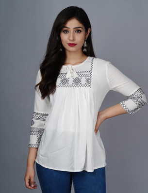 White Kurtis - Buy White Kurta For Holi 
