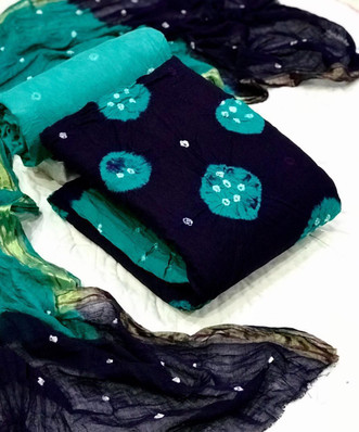 bandhani churidar material