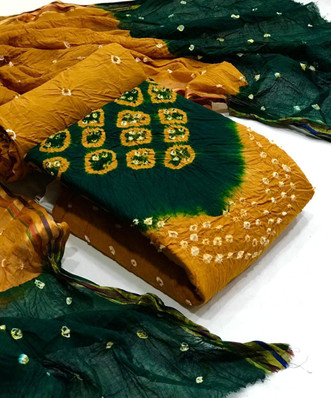 bandhani churidar material