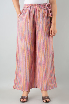 Striped palazzo pants flipkart Clearance