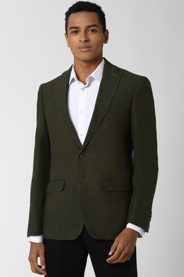 blazer dark green