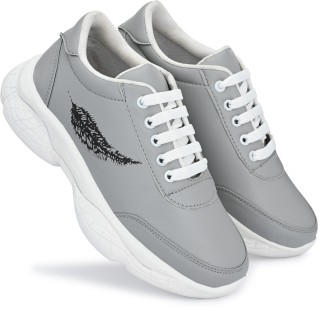 ladies grey casual shoes