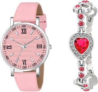 watch with bracelet set flipkart