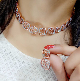 Rose Gold Jewellery Sets - Buy Rose 