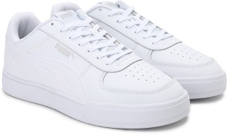 puma white casual shoes for men