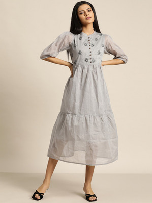 Tiered Midi Dress - Buy Tiered Midi 
