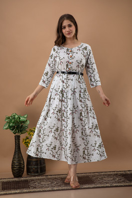 cotton peplum dress