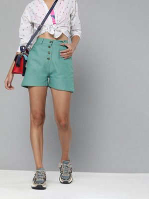 Green Womens Shorts - Buy Green Womens 