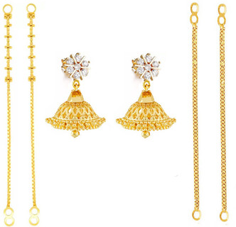 3 Gram Gold Earrings - Buy 3 Gram Gold 