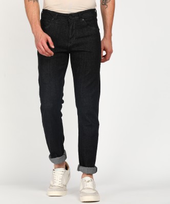 for Men Mens Clothing Jeans Tapered jeans Balmain Denim Tapered Jeans in Nero Save 75% Black 