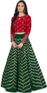 crop top lehenga dress